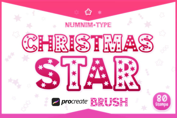 Download Procreate Brush Christmas Star Alphabets - Procreate Collection