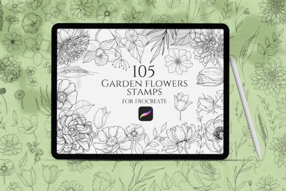 Download Garden Flowers Procreate - Procreate Collection