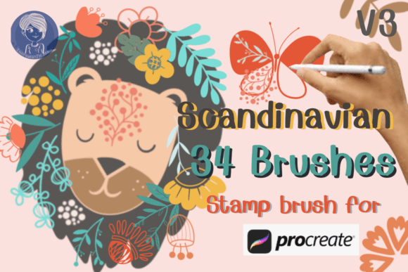 Download Scandinavian V3 Stamp Brushes Procreate - Procreate Collection