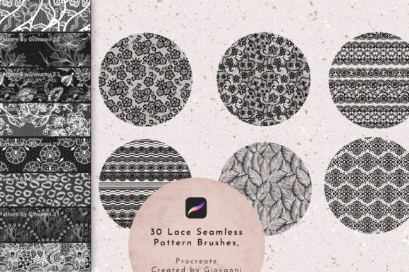 Download Lace Procreate Brush Bundle, Fashion - Procreate Collection