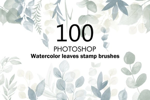 Download 100 Watercolor Brushes for Photoshop - Watercolor brushes Collection