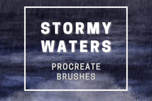 Download Stormy Waters Procreate Brushes X 22 - Procreate Collection