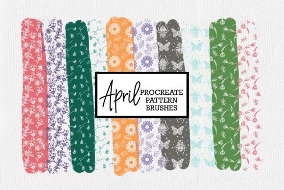 Download Spring Flowers Procreate Pattern Brushes - Procreate Collection
