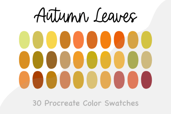 Download Autumn Leaves- Procreate Color Palette - Procreate Collection