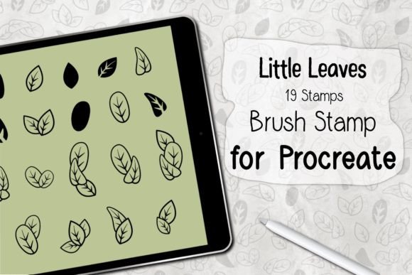 Download ‪Little Leaves Procreate Brush Stamp‬ - Procreate Collection