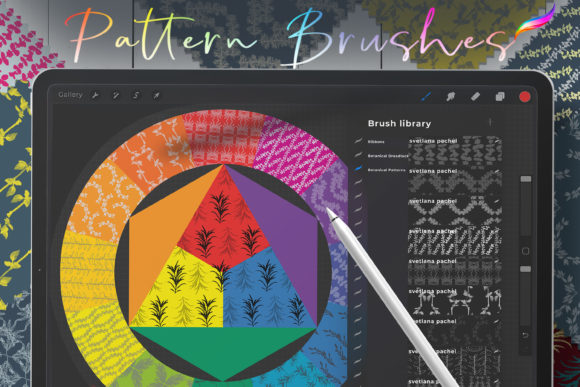 Download Seamless Pattern Brushes for Procreate - Procreate Collection