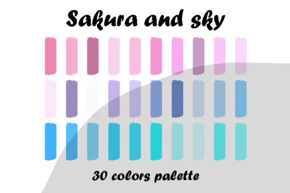 Download Sakura and Sky Procreate Color Palette - Procreate Collection