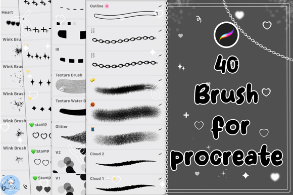 Download 40 Brush for Procreate - Procreate Collection