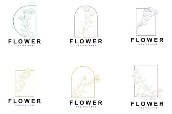 Download Floral Logo, Leaves and Flowers Botanica - Leaves and flowers Collection