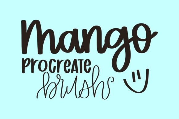 Download Procreate Lettering Brush Mango - Procreate Collection