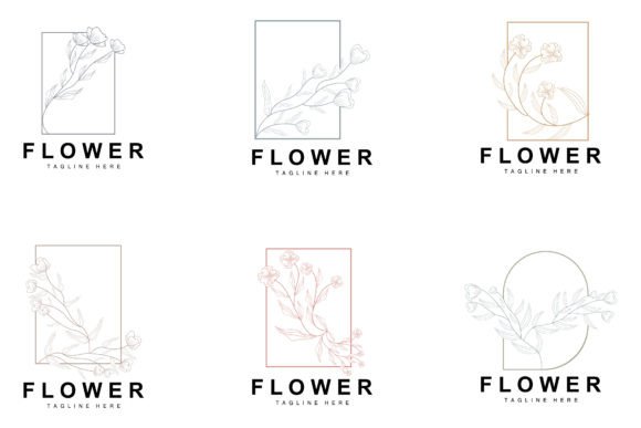 Download Floral Logo, Leaves and Flowers Botanica - Leaves and flowers Collection