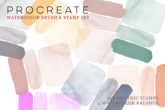 Download Procreate Watercolor Brush &amp; Stamps - Procreate Collection