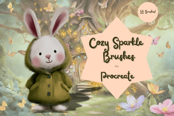 Download 18 Cozy Sparkle Brushes Procreate - Procreate Collection