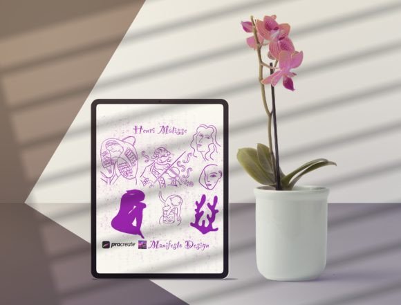 Download Matisse’s Line Art Procreate BUNDLE V 5 - Procreate Collection