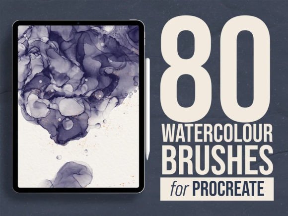 Download 80 Watercolor Procreate Brushes - Procreate Collection
