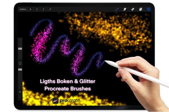 Download ✨Bokeh&amp;Glitter Brushes for Procreate - Procreate Collection