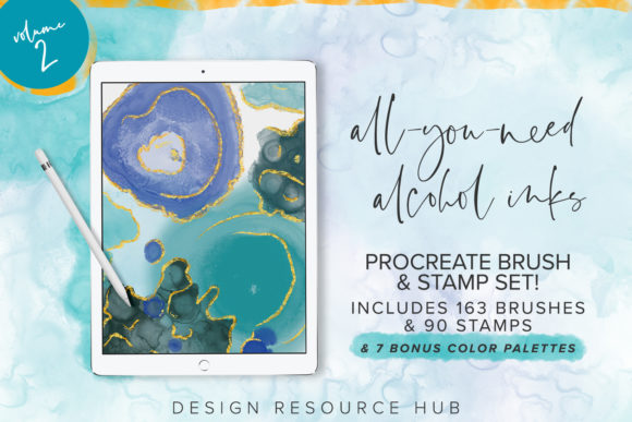 Download Procreate Alcohol Ink Megapack - Procreate Collection