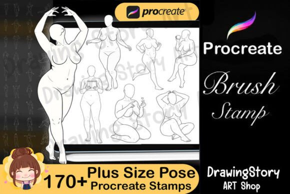 Download 170+ Procreate Body Pose Brushes - Procreate Collection