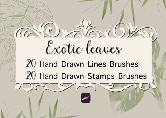 Download Exotic Leaves Procreate - Procreate Collection