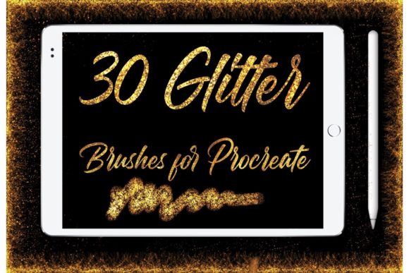Download Glitter Brushes for Procreate - Procreate Collection
