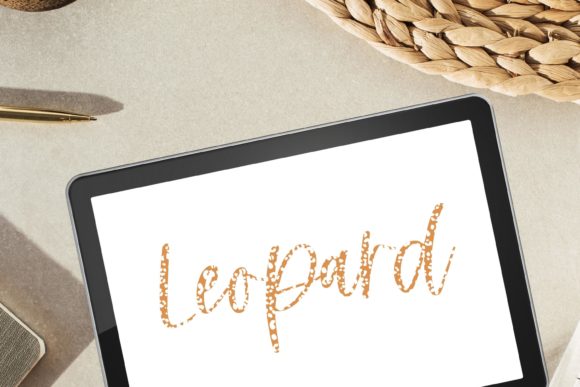 Download Leopard Print Procreate Lettering Brush - Procreate Collection